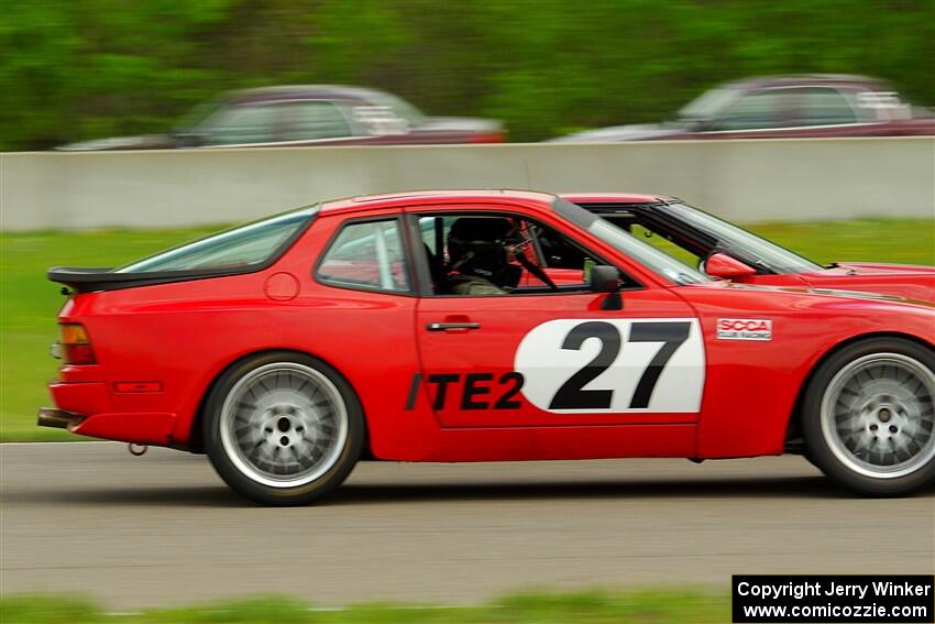 Matt Lawson's ITE-2 Porsche 944 Turbo and Tom Fuehrer's SPO Chevy Corvette