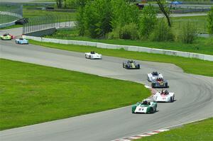 The second half of the Spec Racer Ford 3 field comes through turns 10 and 11.