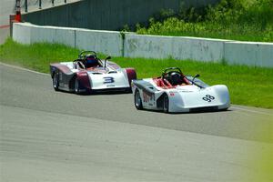 Craig Wheatley's and Ben Anderson's Spec Racer Ford 3s