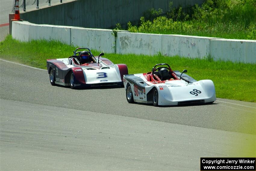 Craig Wheatley's and Ben Anderson's Spec Racer Ford 3s