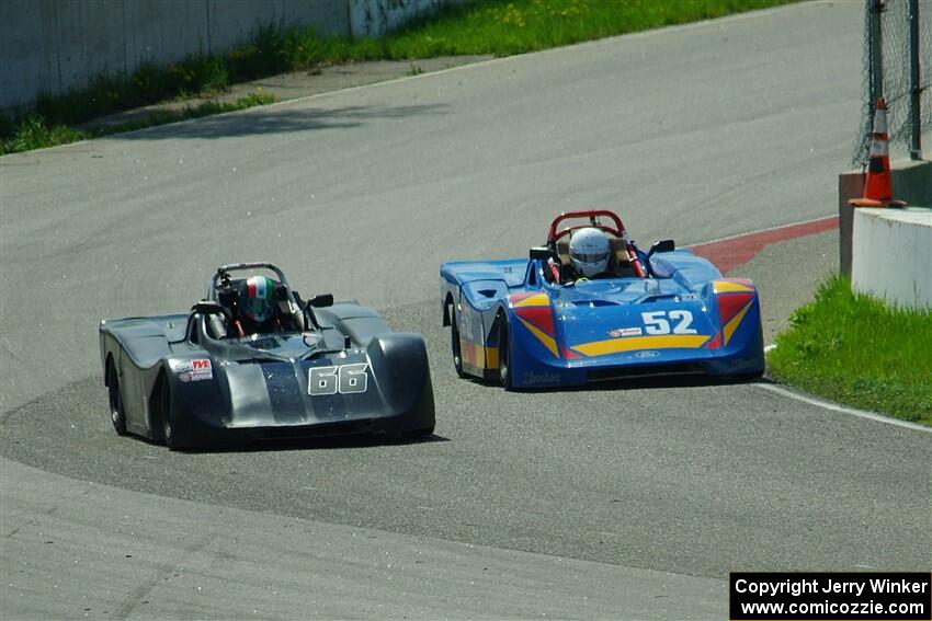 Mark McGuire's and Jim Nash's Spec Racer Ford 3s