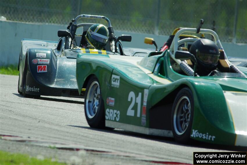 Steve DeRoche's and Robert Wilke's Spec Racer Ford 3s