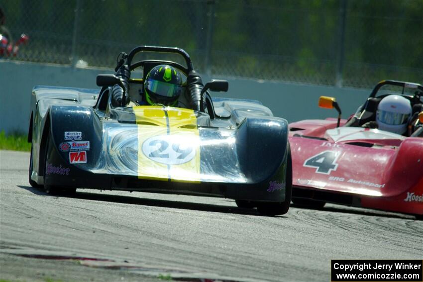 Dave Yahn's Spec Racer Ford 3 and John Janssen's Spec Racer Ford