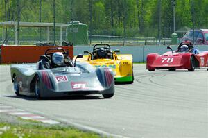 Justin Elder's, Matt Gray's and Reid Johnson's Spec Racer Ford 3s