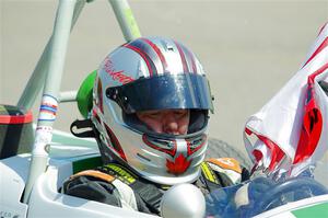 Murray Burkett in his Chinook Mk IX Formula Ford