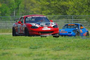 John Elder's STL Mazda Miata and Gordon Kuhnley's Spec Miata Mazda Miata