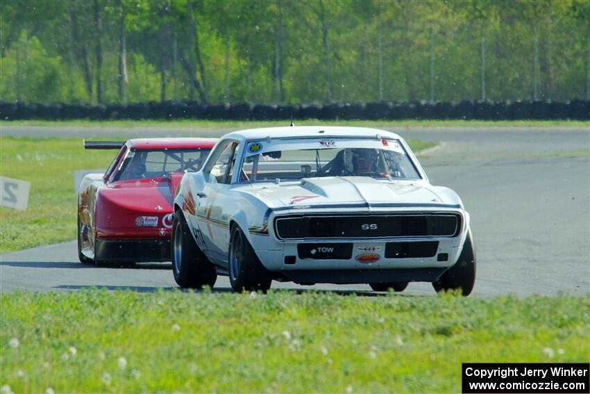 Shannon Ivey's Chevy Camaro and Ed Dulski's Olds Cutlass Supreme