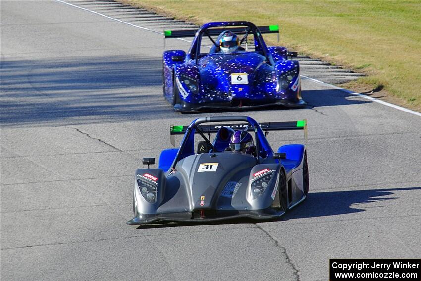 Christian Weir's Radical SR3 RSX 1340 and Mike D'Ambrose / Mike D'Ambrose, Jr.'s Radical SR3 RSX 1340