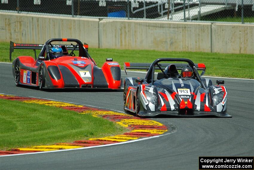 Tom Palladino's Radical SR3 XX 1500 and Pius Eigenmann's Radical SR3 RS 1500