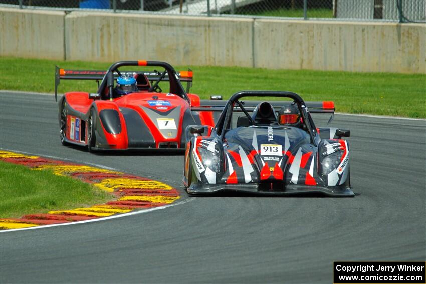 Tom Palladino's Radical SR3 XX 1500 and Pius Eigenmann's Radical SR3 RS 1500