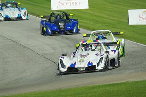 Steve Jenks' Radical SR10, Indy Al Miller's Radical SR10, Robert Rossi's Radical SR10 and Louis Schriber III's Radical SR10