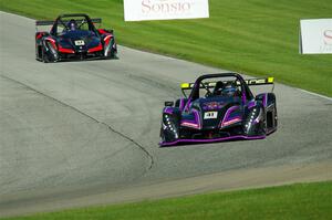 Claus Nielsen's Radical SR10 and Jon Field's Radical SR10