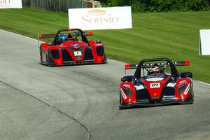 Alain Derzie's Radical SR3 RSX 1500 and Pius Eigenmann's Radical SR3 RS 1500