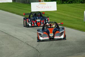 Kent Myers' Radical SR3 XX 1500 and Tom Palladino's Radical SR3 XX 1500