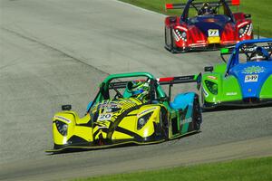 Austin Riley's Radical SR3 XX 1340, David Alban's Radical SR3 XX 1340 and Mark Allan's Radical SR3 XX 1500