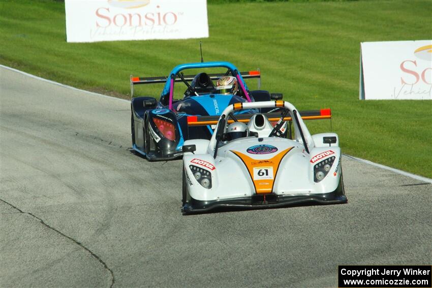 Reece Everard's Radical SR3 RSX 1500 and Gustavo Rafols' Radical SR3 RSX 1500