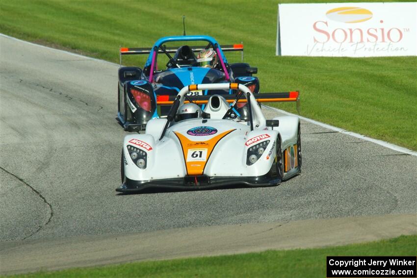 Reece Everard's Radical SR3 RSX 1500 and Gustavo Rafols' Radical SR3 RSX 1500