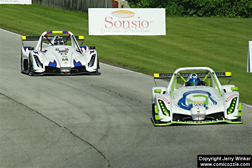 Indy Al Miller's Radical SR10 and Steve Jenks' Radical SR10