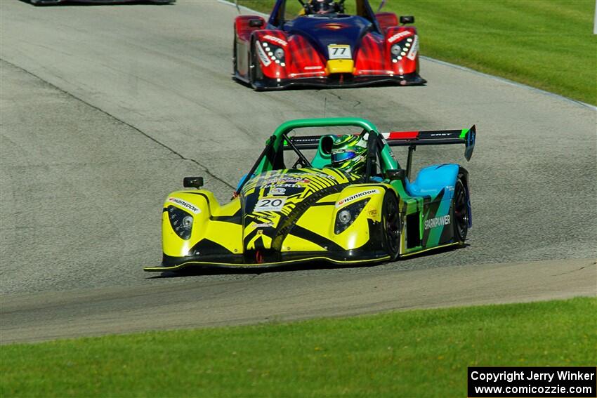 Austin Riley's Radical SR3 XX 1340 and Mark Allan's Radical SR3 XX 1500