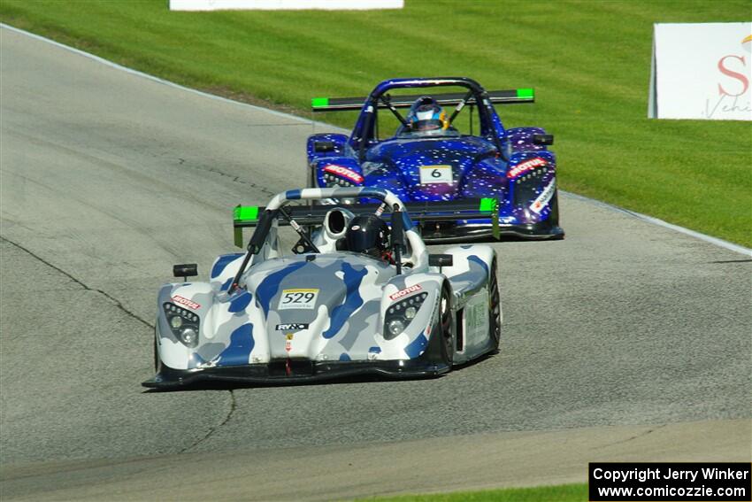 Jason Greenwood's Radical SR3 RSX 1340 and and Mike D'Ambrose's Radical SR3 RSX 1340