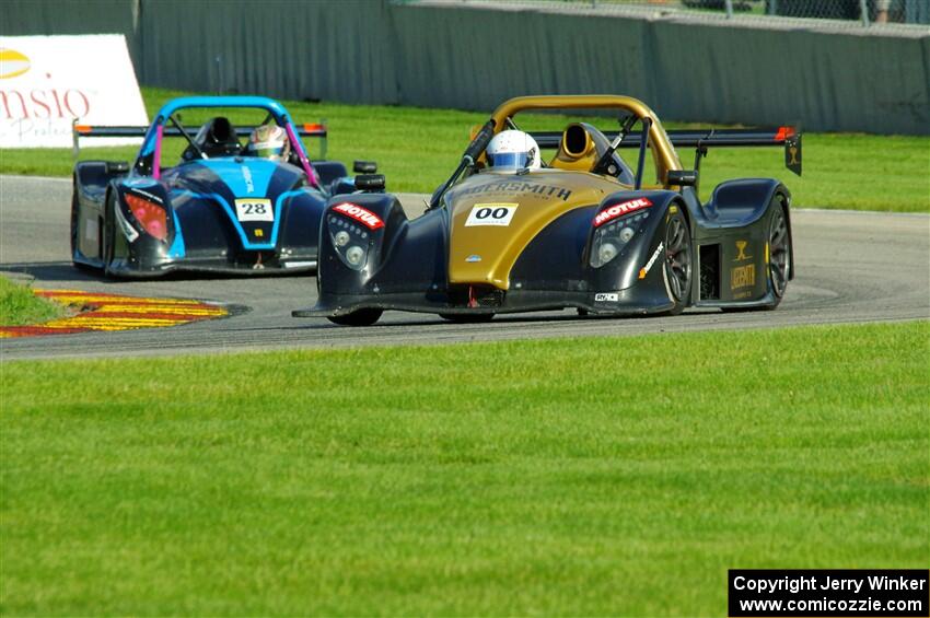 Nate Smith's Radical SR3 RS 1500 and Gustavo Rafols' Radical SR3 RSX 1500