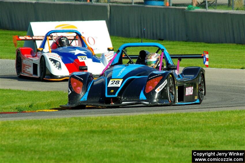 Gustavo Rafols' Radical SR3 RSX 1500 and Palmer Miller's Radical SR3 XX 1500