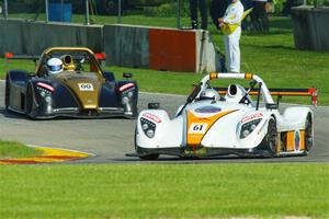 Reece Everard's Radical SR3 RSX 1500 and Nate Smith's Radical SR3 RS 1500