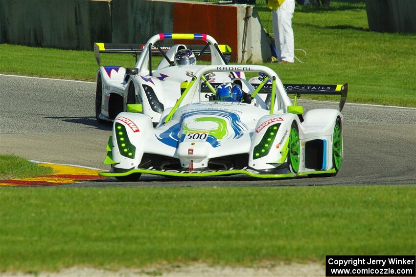 Indy Al Miller's Radical SR10 and Steve Jenks' Radical SR10