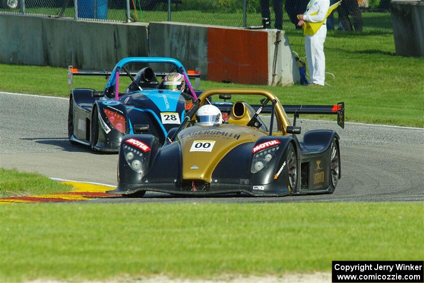 Nate Smith's Radical SR3 RS 1500 and Gustavo Rafols' Radical SR3 RSX 1500