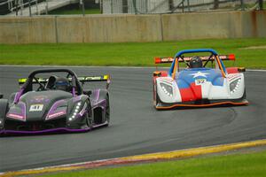 Claus Nielsen's Radical SR10 and Palmer Miller's Radical SR3 XX 1500