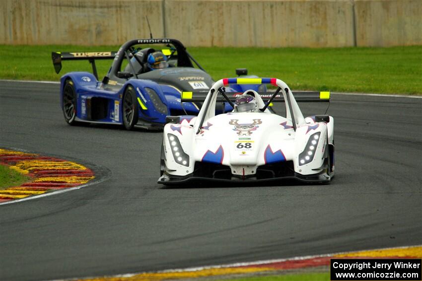 Steve Jenks' Radical SR10 and Robert Rossi's Radical SR10