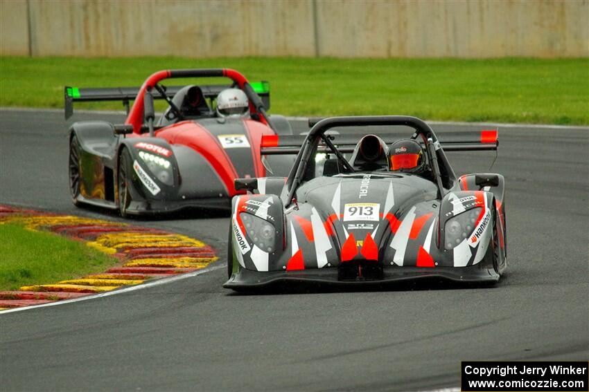 Tom Palladino's Radical SR3 XX 1500 and Robert Cipriani's Radical SR3 XX 1340