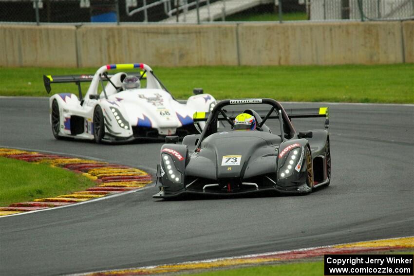 Clint Field's Radical SR10 and Steve Jenks' Radical SR10