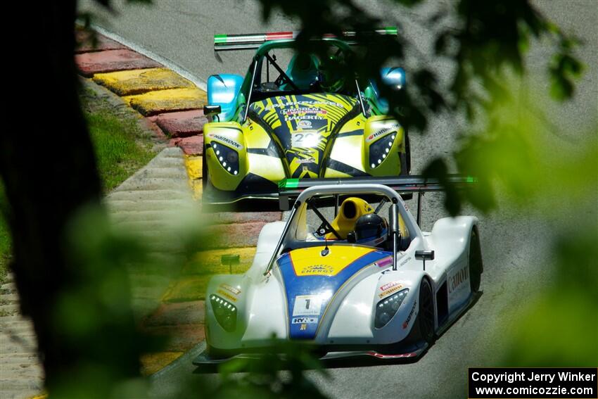 Mike Anzaldi's Radical SR3 RSX 1340 and Austin Riley's Radical SR3 XX 1340