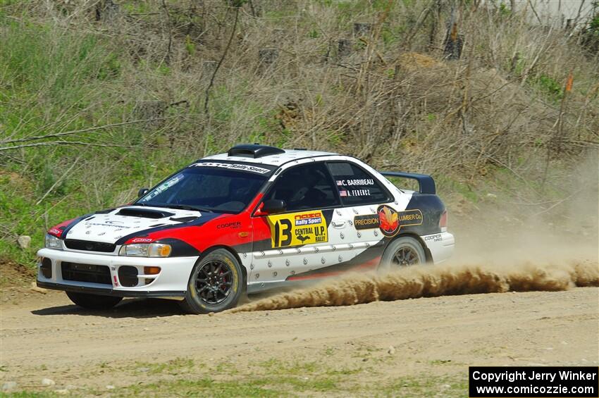 Chris Barribeau / Alex Ferencz Subaru Impreza RS on SS1, J5 North.