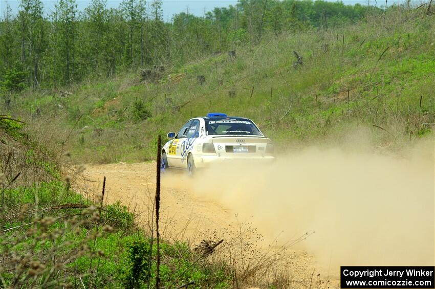 Tim Michel / Michelle Michel Audi A4 Quattro on SS1, J5 North.