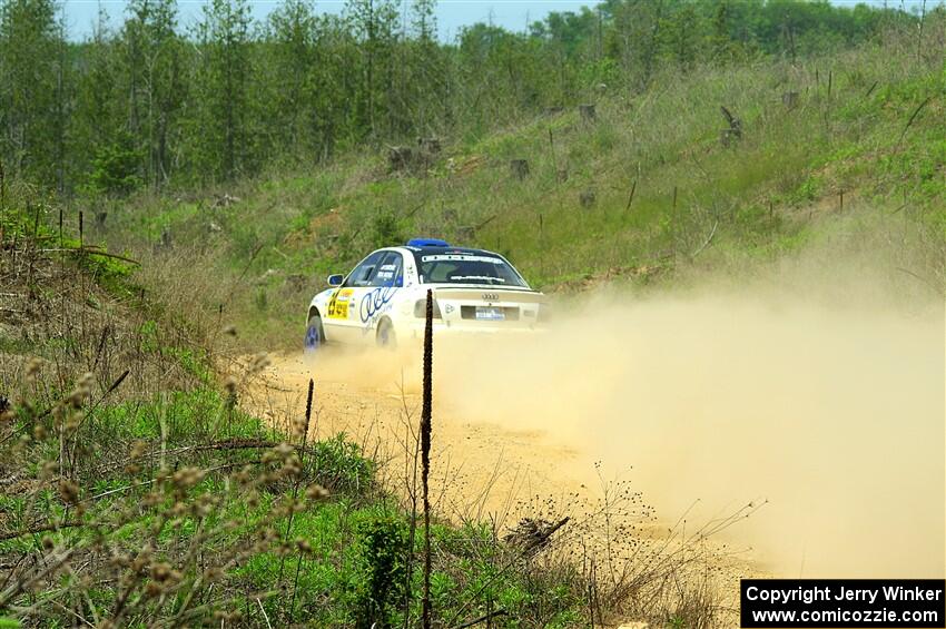 Tim Michel / Michelle Michel Audi A4 Quattro on SS1, J5 North.