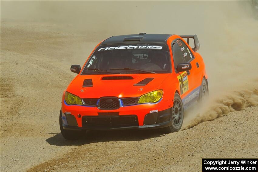 Mike Engle / Morgan Engle Subaru WRX on SS1, J5 North.