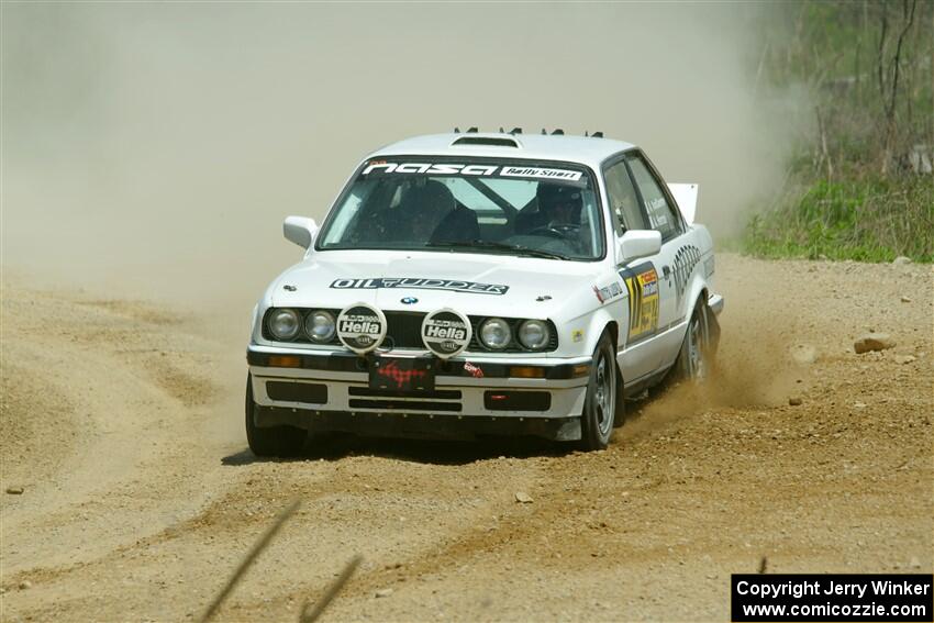 Adam VanDamme / Andrew Herron BMW 325i on SS1, J5 North.