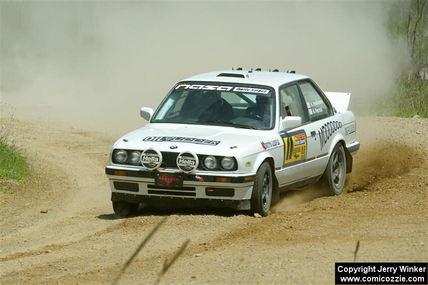 Adam VanDamme / Andrew Herron BMW 325i on SS1, J5 North.