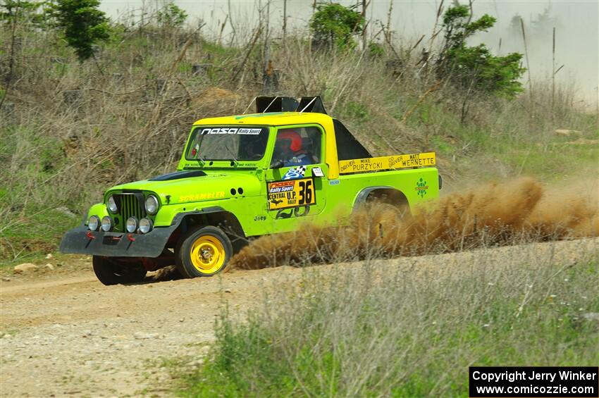 Mike Purzycki / Matt Wernette Jeep Scrambler on SS1, J5 North.