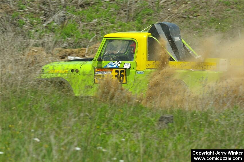 Mike Purzycki / Matt Wernette Jeep Scrambler on SS1, J5 North.