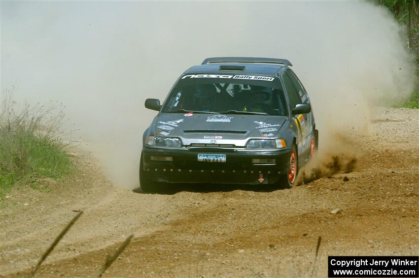 Nick Lyle / Kevin Dobrowolski Honda Civic Si on SS1, J5 North.