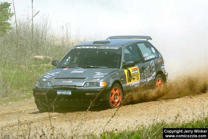 Nick Lyle / Kevin Dobrowolski Honda Civic Si on SS1, J5 North.