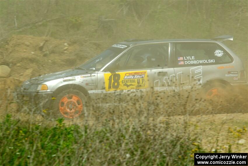 Nick Lyle / Kevin Dobrowolski Honda Civic Si on SS1, J5 North.