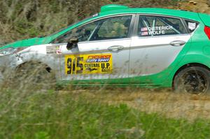 Eric Dieterich / Jake Wolfe Ford Fiesta on SS1, J5 North.