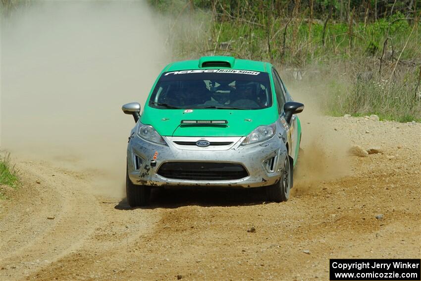 Eric Dieterich / Jake Wolfe Ford Fiesta on SS1, J5 North.