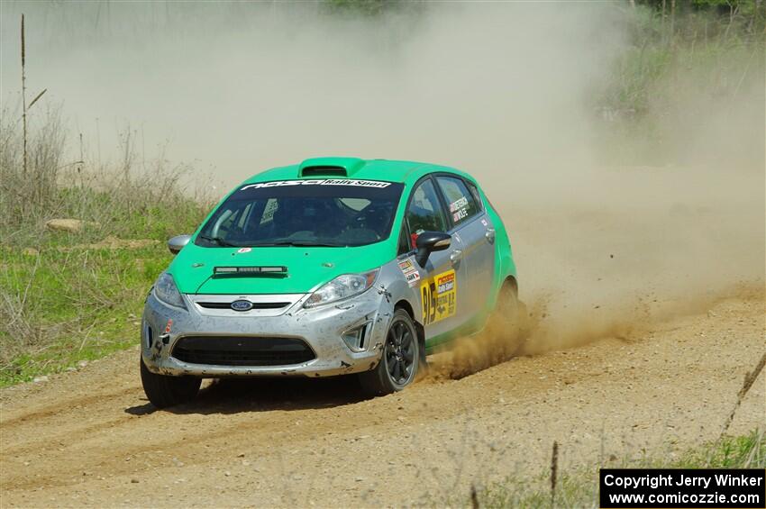 Eric Dieterich / Jake Wolfe Ford Fiesta on SS1, J5 North.