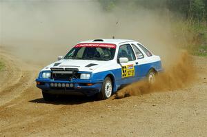 Perry Seaman / Patty Seaman Merkur XR4Ti on SS1, J5 North.