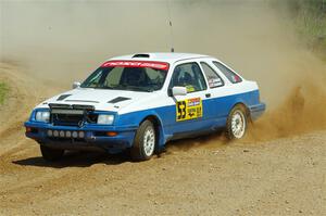 Perry Seaman / Patty Seaman Merkur XR4Ti on SS1, J5 North.